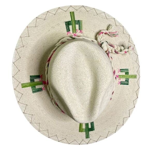Corazon Playero Exclusive Cactus Embroidered Sun Hat - Picture 15 of 16